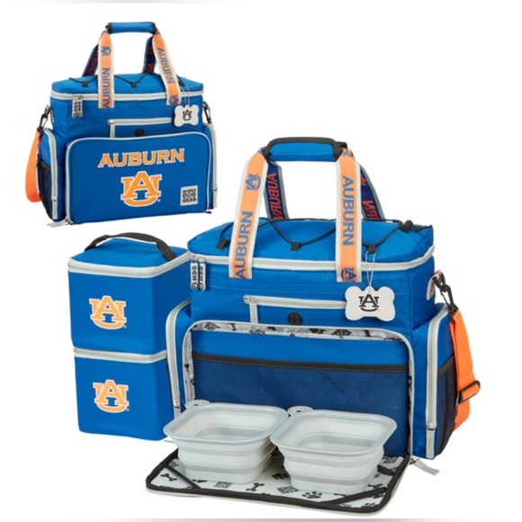 Auburn Tigers Mobile Dog Gear Pet Week Away Travel Bag - Picture 1 of 2